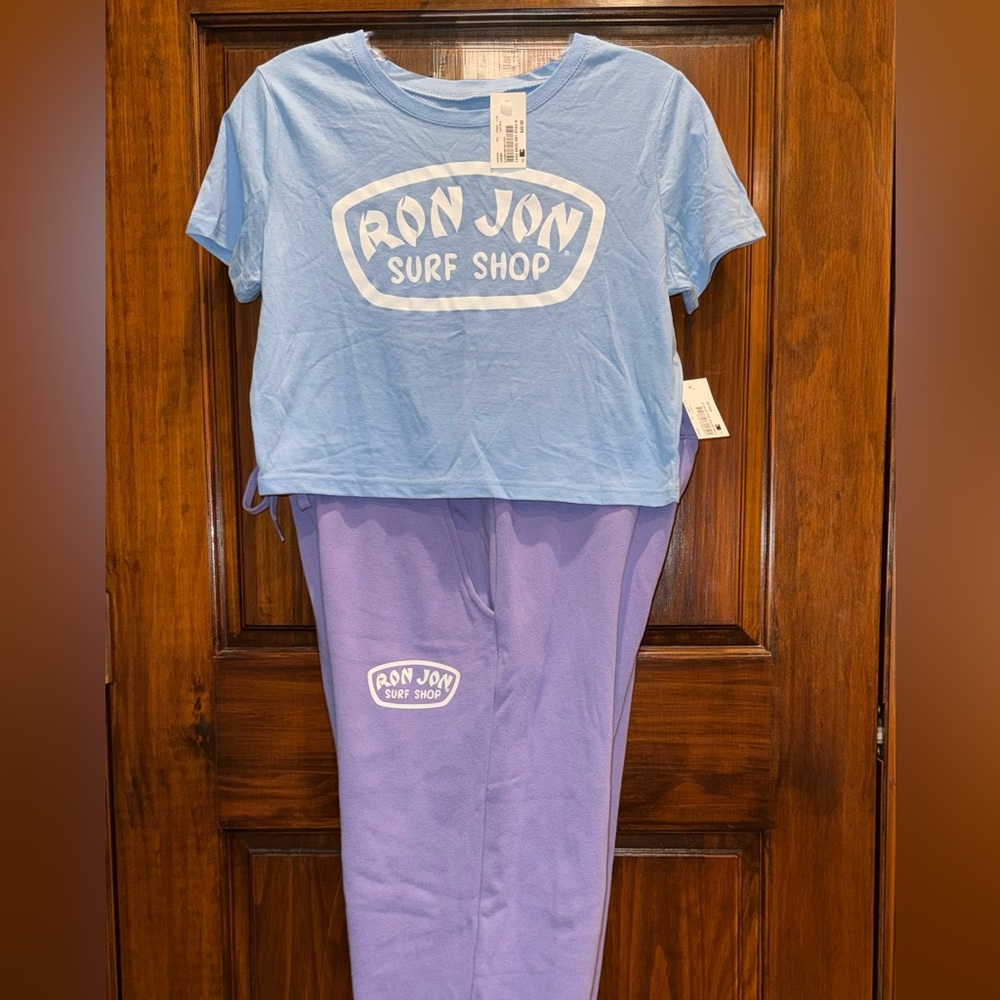 Ron Jon Surf Shop Blue and Purple Lounge Set